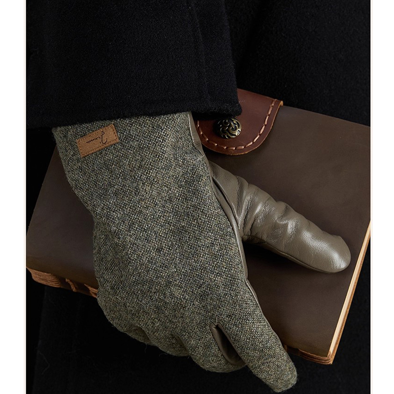 Wool Glove Lined - Guanti invernali touchscreen da uomo Russia