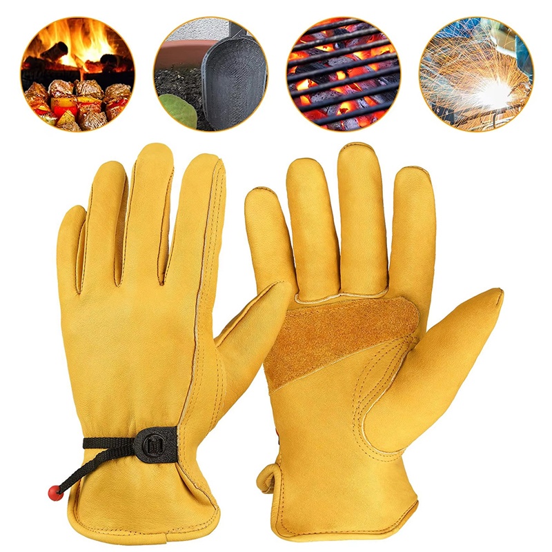 Leather Driving Glove - 1 paio di guanti da lavoro